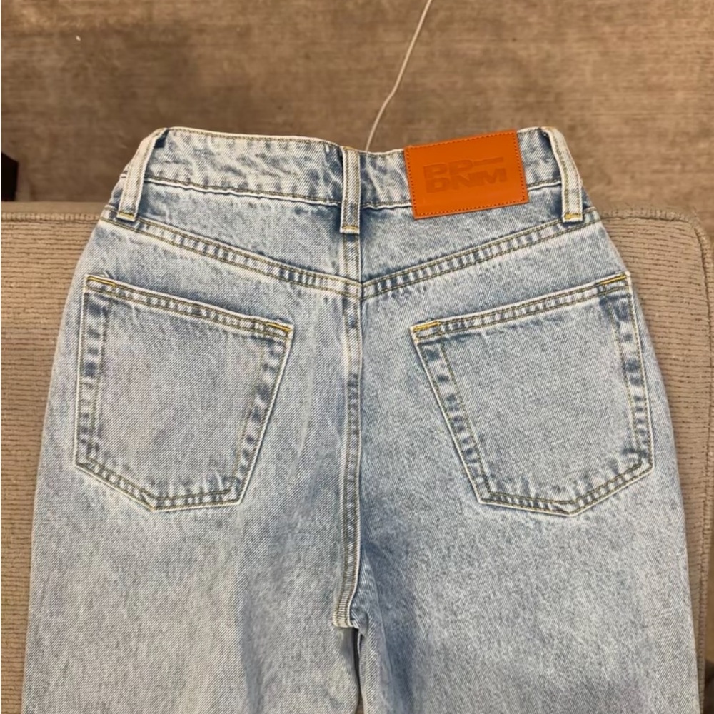 Princess Polly Light Blue Denim Pants - Picture 4 of 6